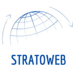 logo stratoweb bleu